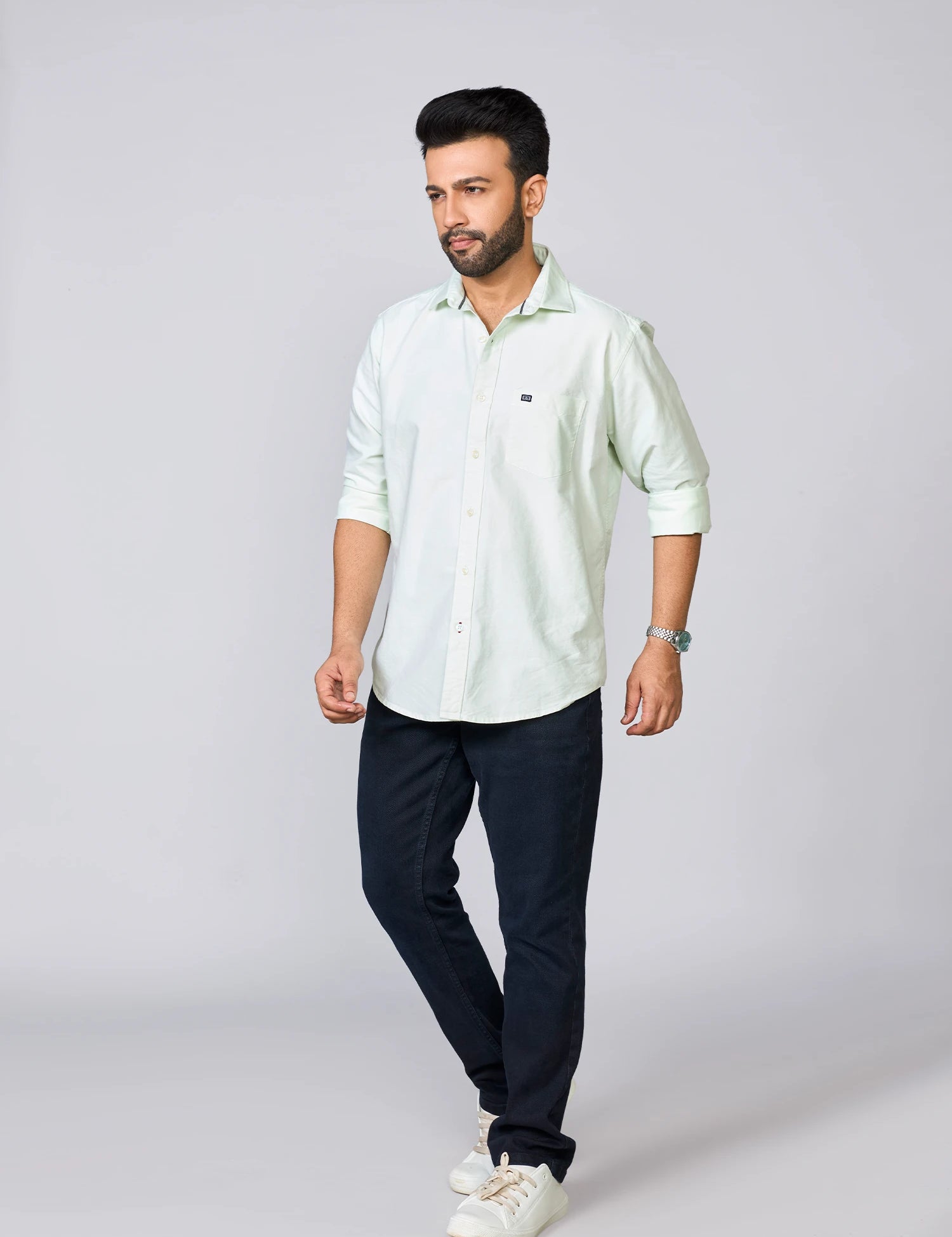 Pastel Green Oxford Cotton Shirt