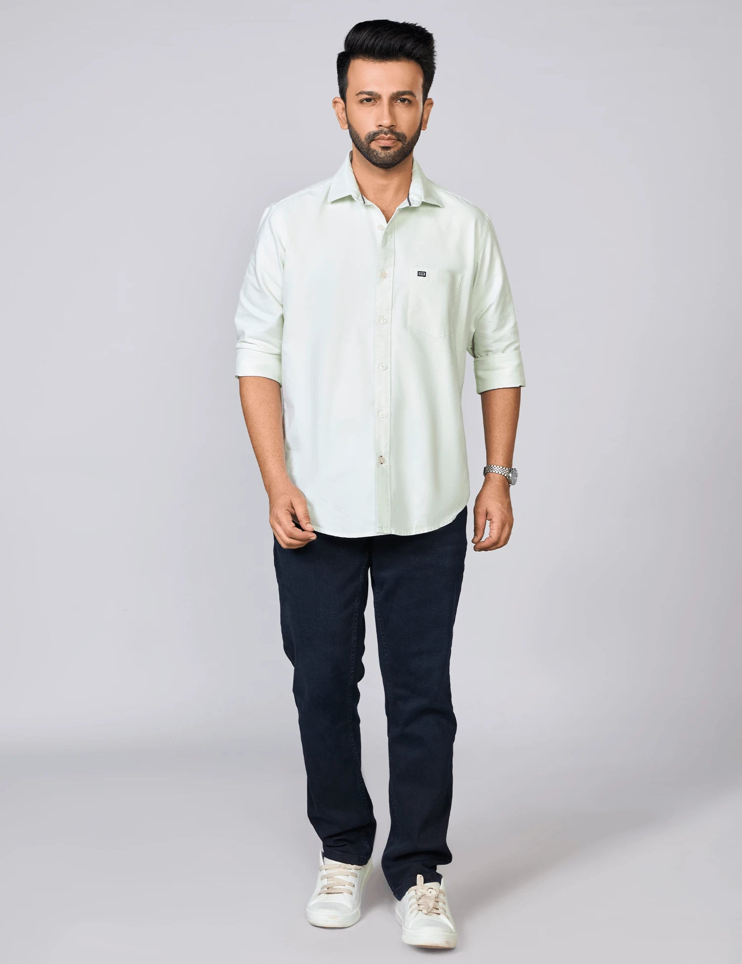 Pastel Green Oxford Cotton Shirt