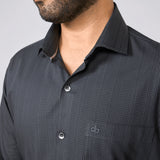 Charcoal Solid Giza Cotton Shirt