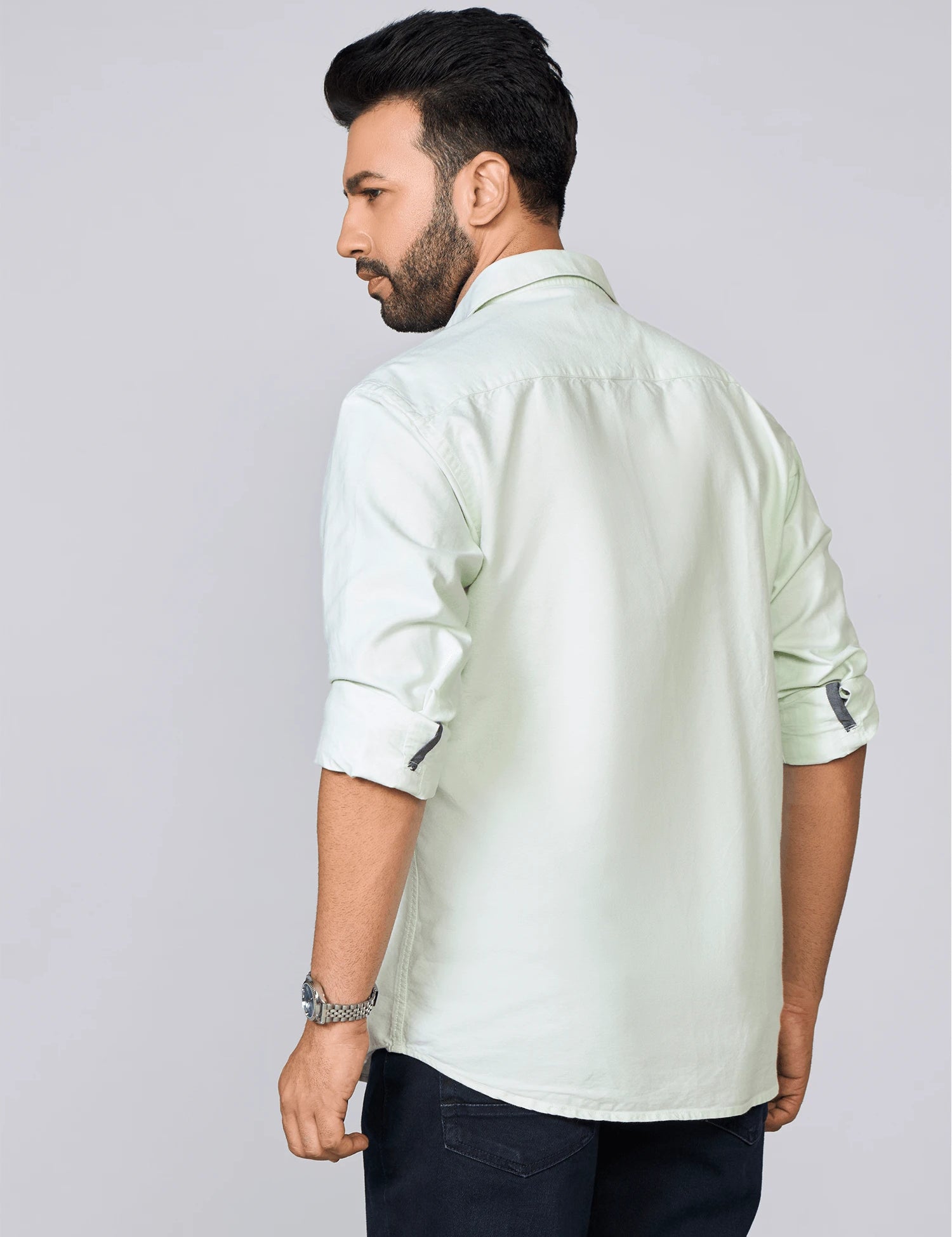 Pastel Green Oxford Cotton Shirt