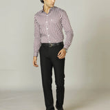 Vertical Striped Giza Cotton Shirt