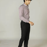 Vertical Striped Giza Cotton Shirt