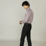 Vertical Striped Giza Cotton Shirt