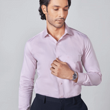 Light Pink Giza Cotton Twill Shirt