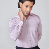 Light Pink Giza Cotton Twill Shirt