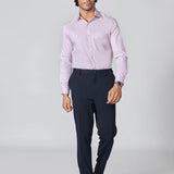 Light Pink Giza Cotton Twill Shirt