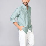 Sage Green Oxford Cotton Shirt