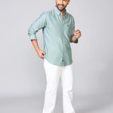 Sage Green Oxford Cotton Shirt