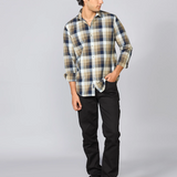 Multi-Colour Checked Indigo Cotton Shirt