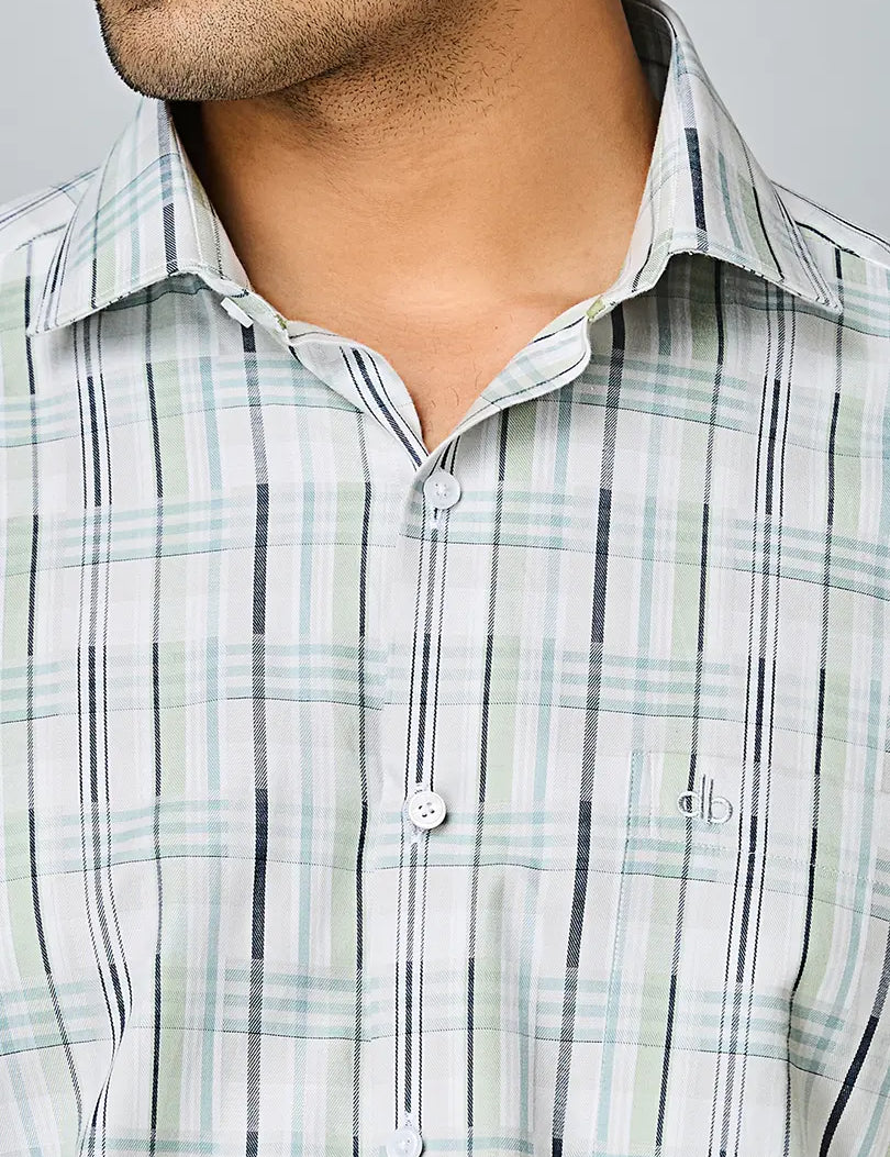Aqua Mist Urban Check Shirt