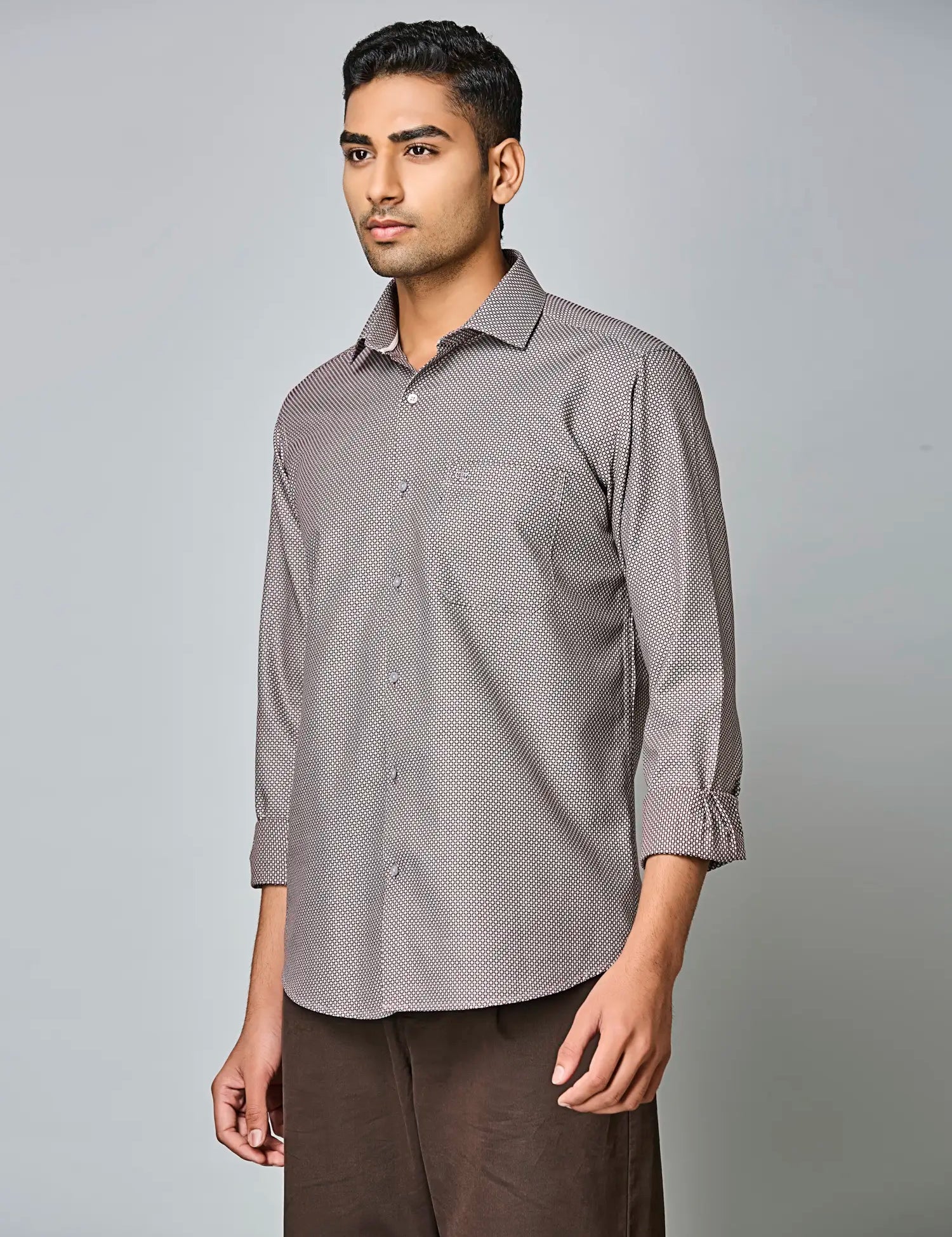 Ashwood Micro-Print Formal Shirt