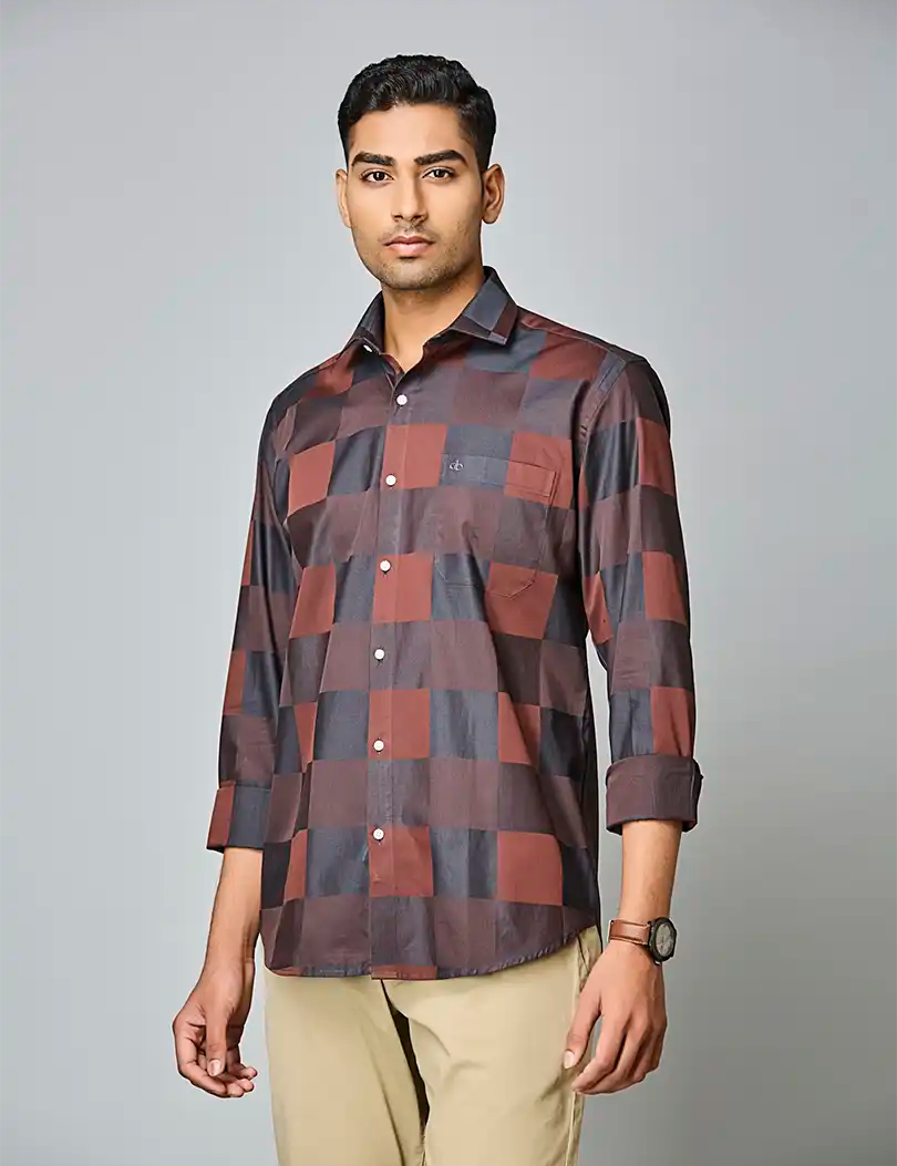 Autumn Mosaic Check Shirt