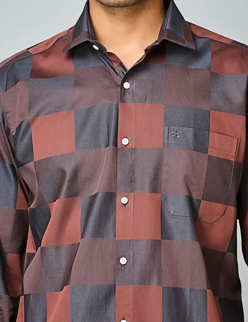 Autumn Mosaic Check Shirt