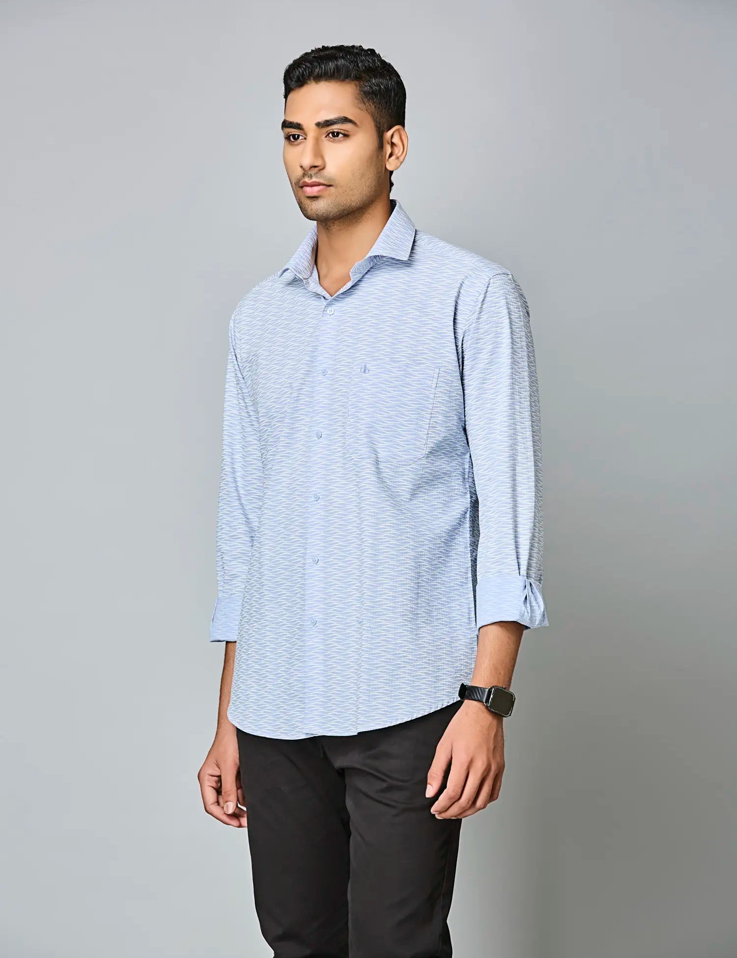 Arctic Drift Microprint Shirt