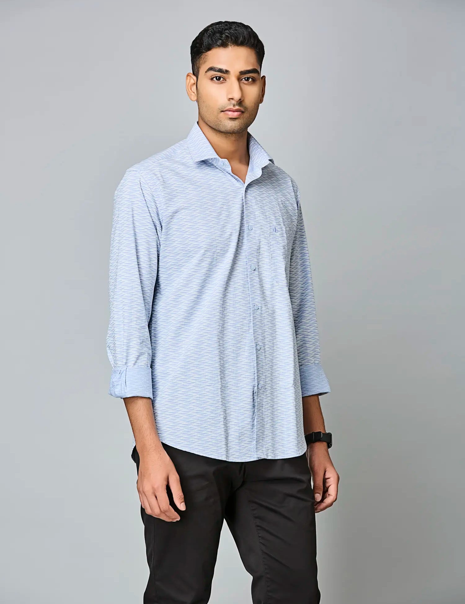 Arctic Drift Microprint Shirt