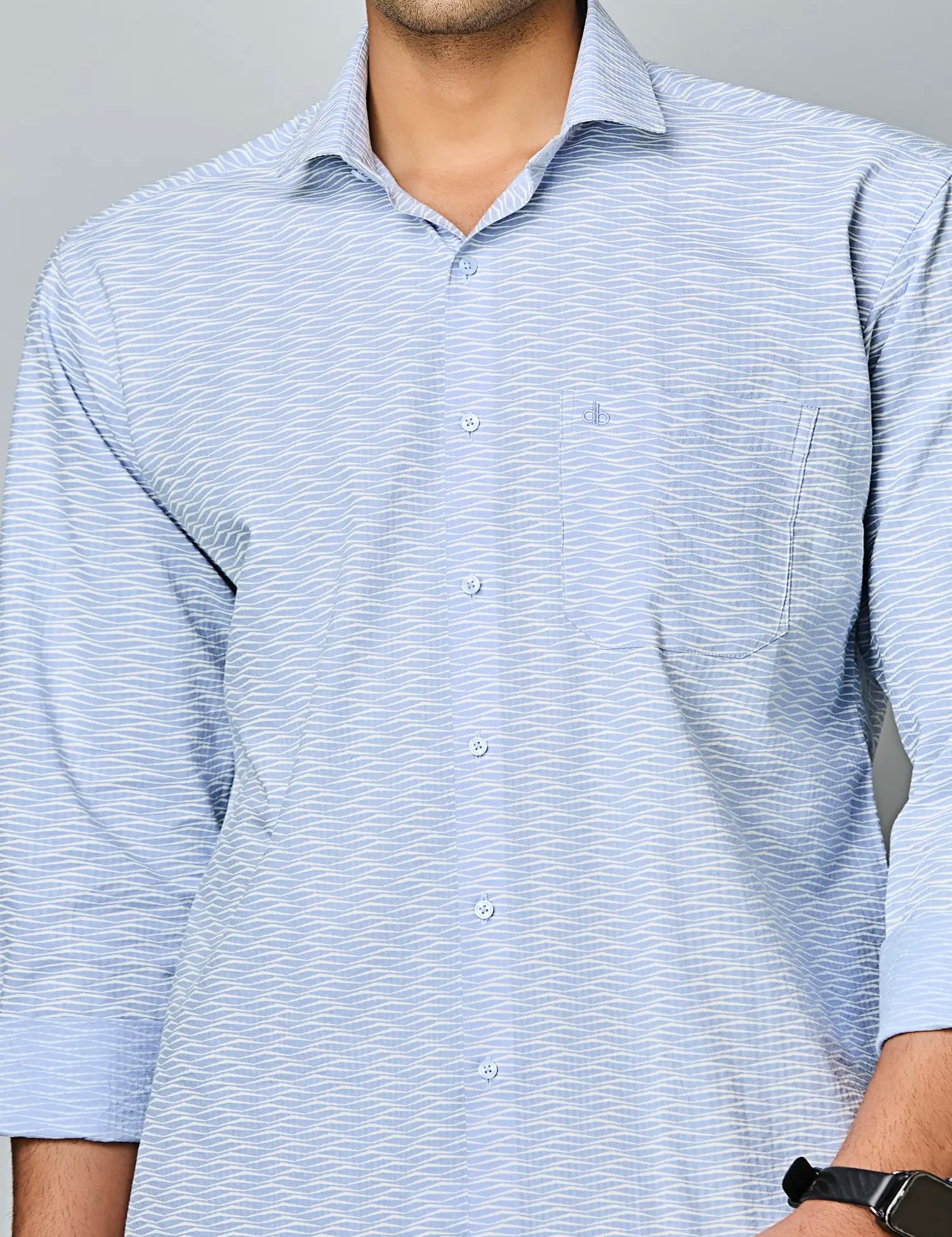 Arctic Drift Microprint Shirt