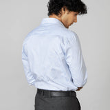 Light Blue Jacquard Cotton Shirt