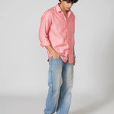 Coral Classic Linen Shirt