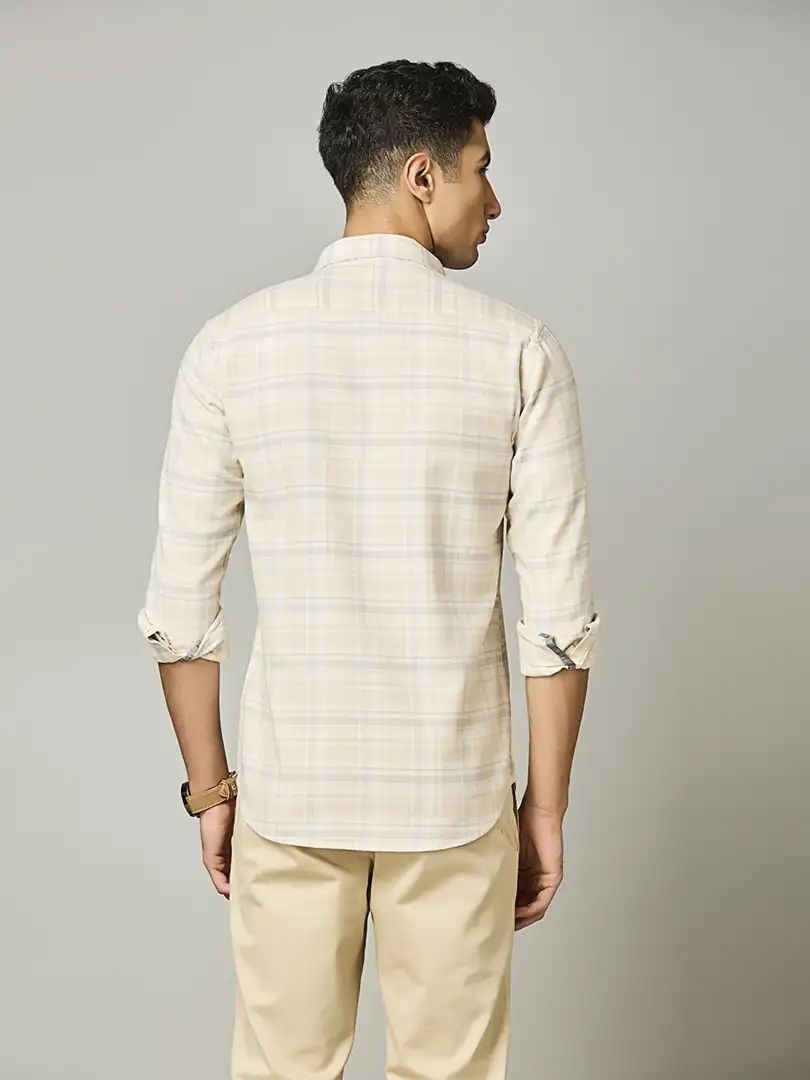 Natural Classic Check Shirt - Image 5