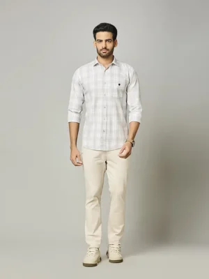Pastel Check Casual Shirt