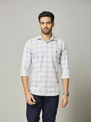Lavender Check Shirt