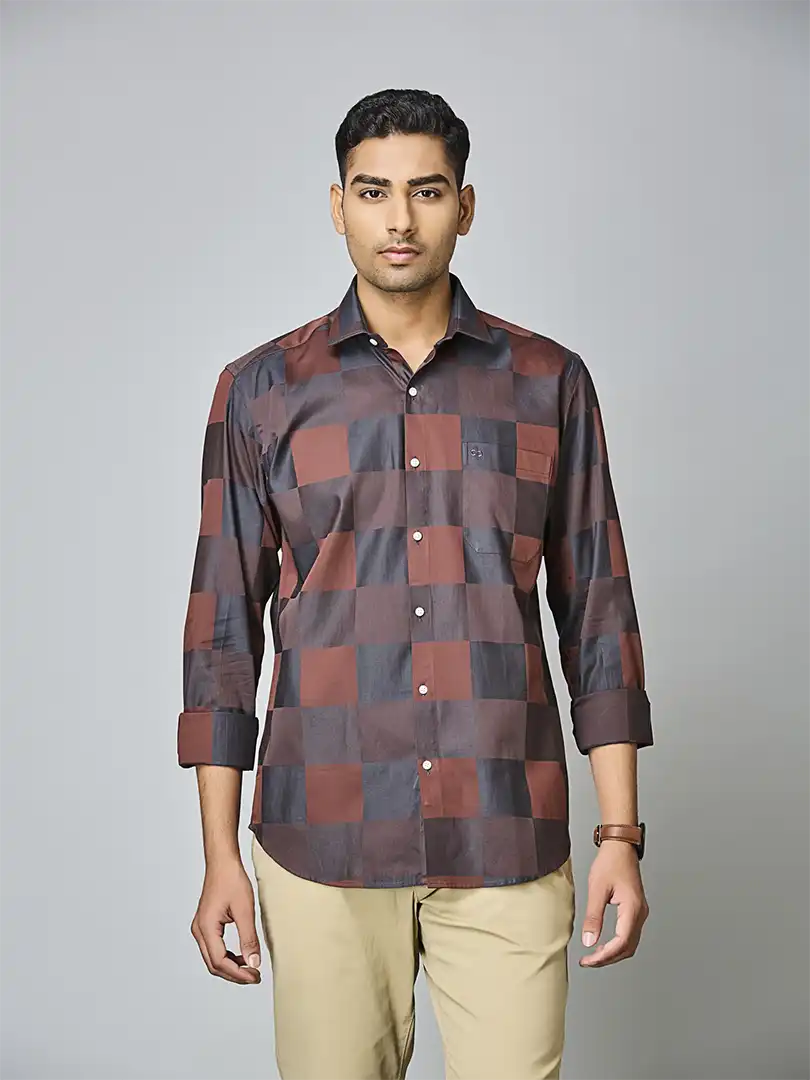 Autumn Mosaic Check Shirt