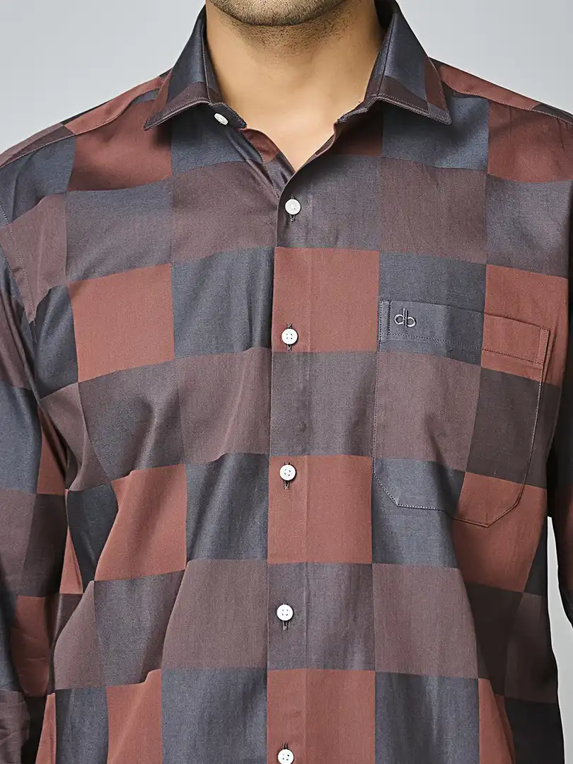 Autumn Mosaic Check Shirt - Image 2