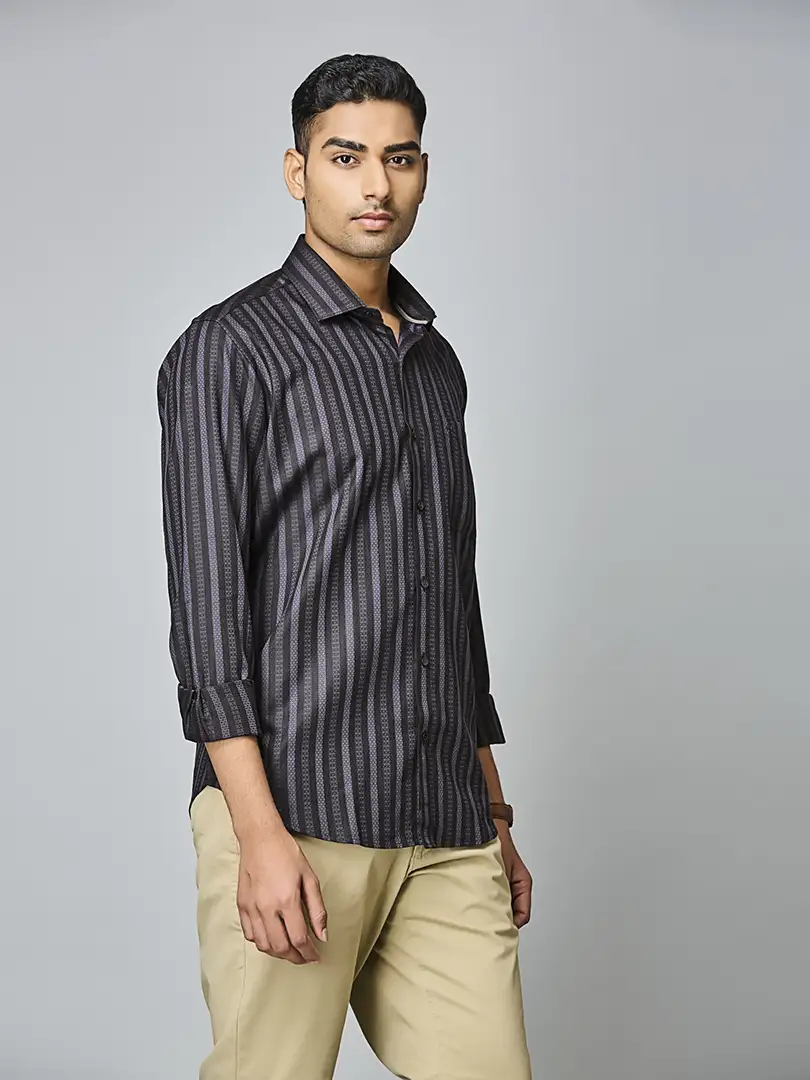 Executive Pinstripe Shirt - Image 3