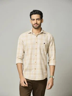 Ocean Mist Plaid Check Shirt