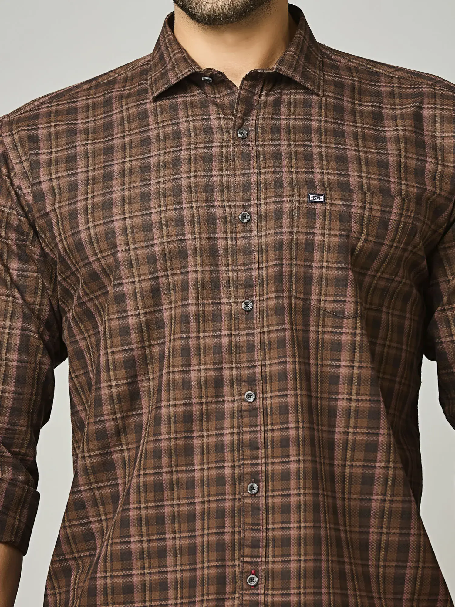 Cocoa Trail Check Shirt - Image 2
