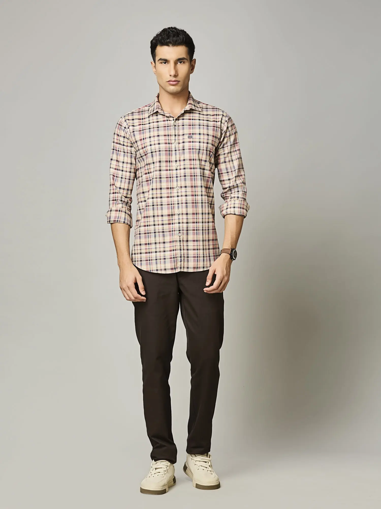 Desert Rose Check Shirt - Image 6