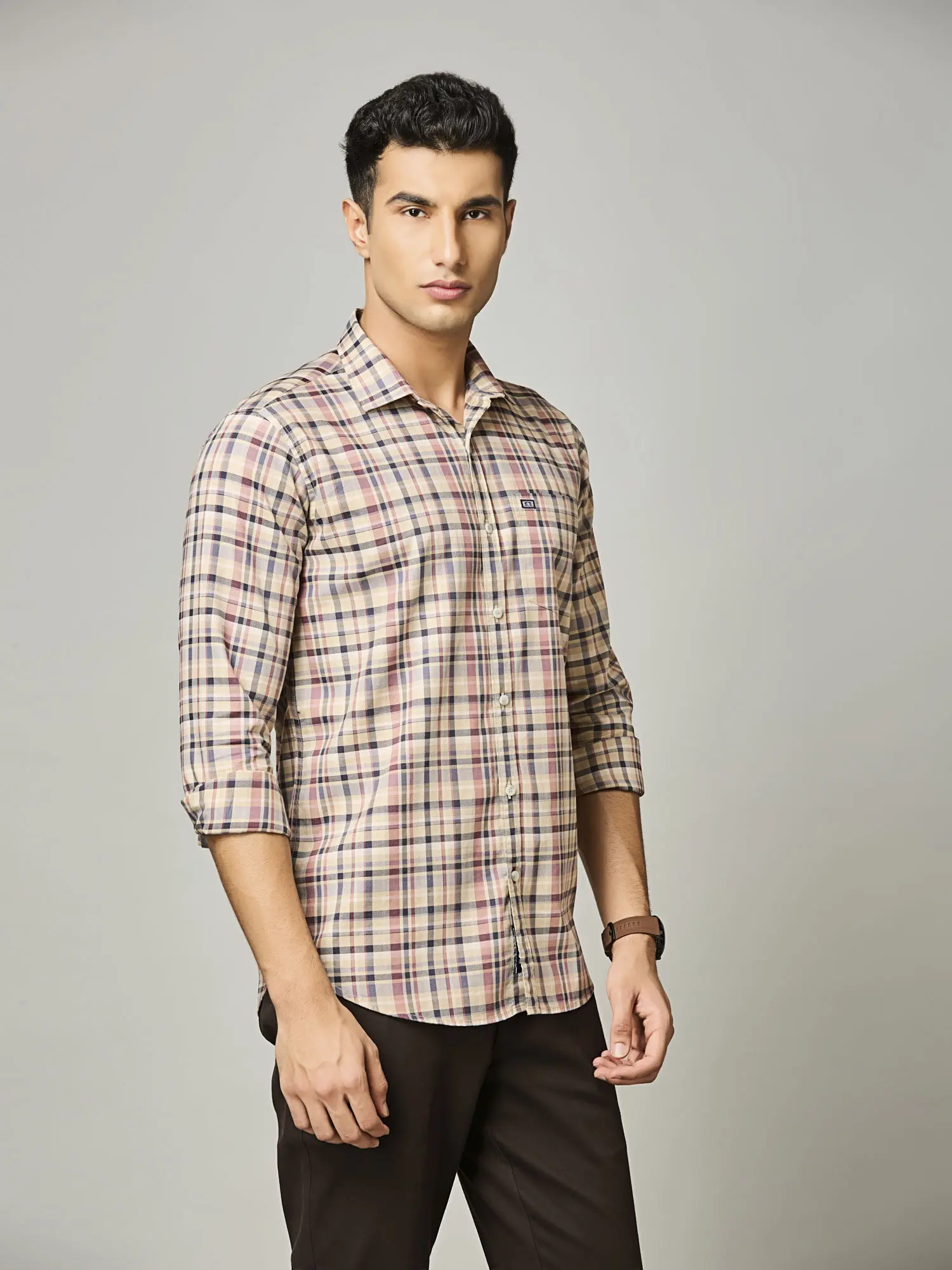 Desert Rose Check Shirt - Image 4