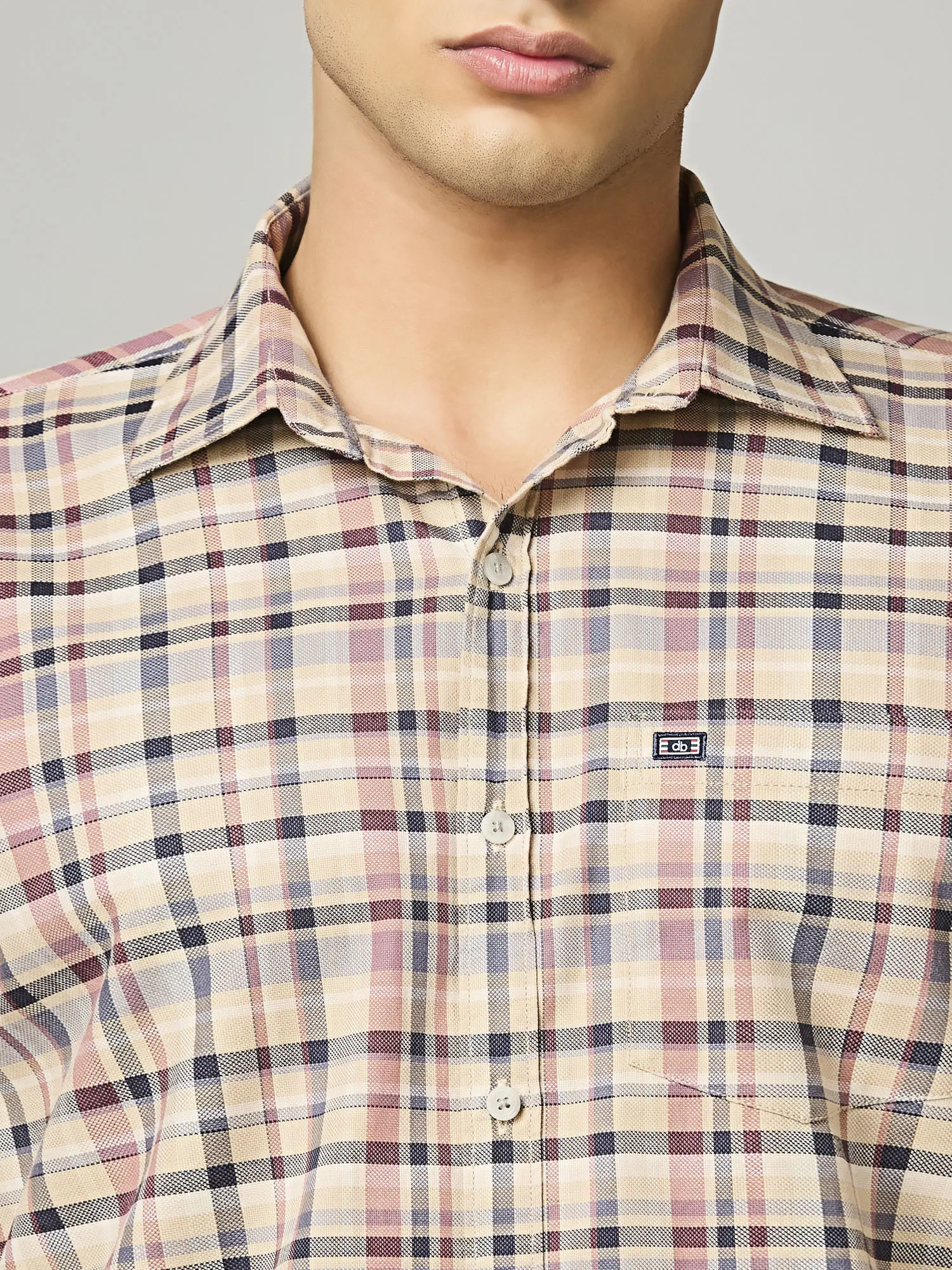 Desert Rose Check Shirt - Image 3