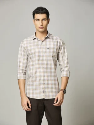 Warm Dune Check Shirt