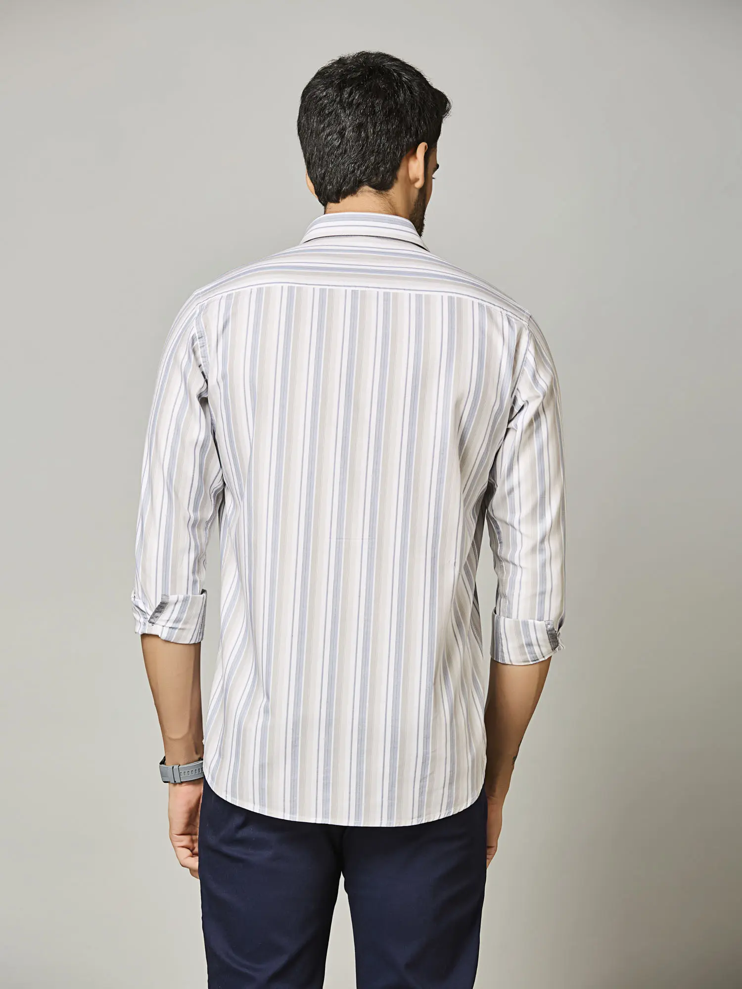 Silver Tides Stripe Shirt - Image 7
