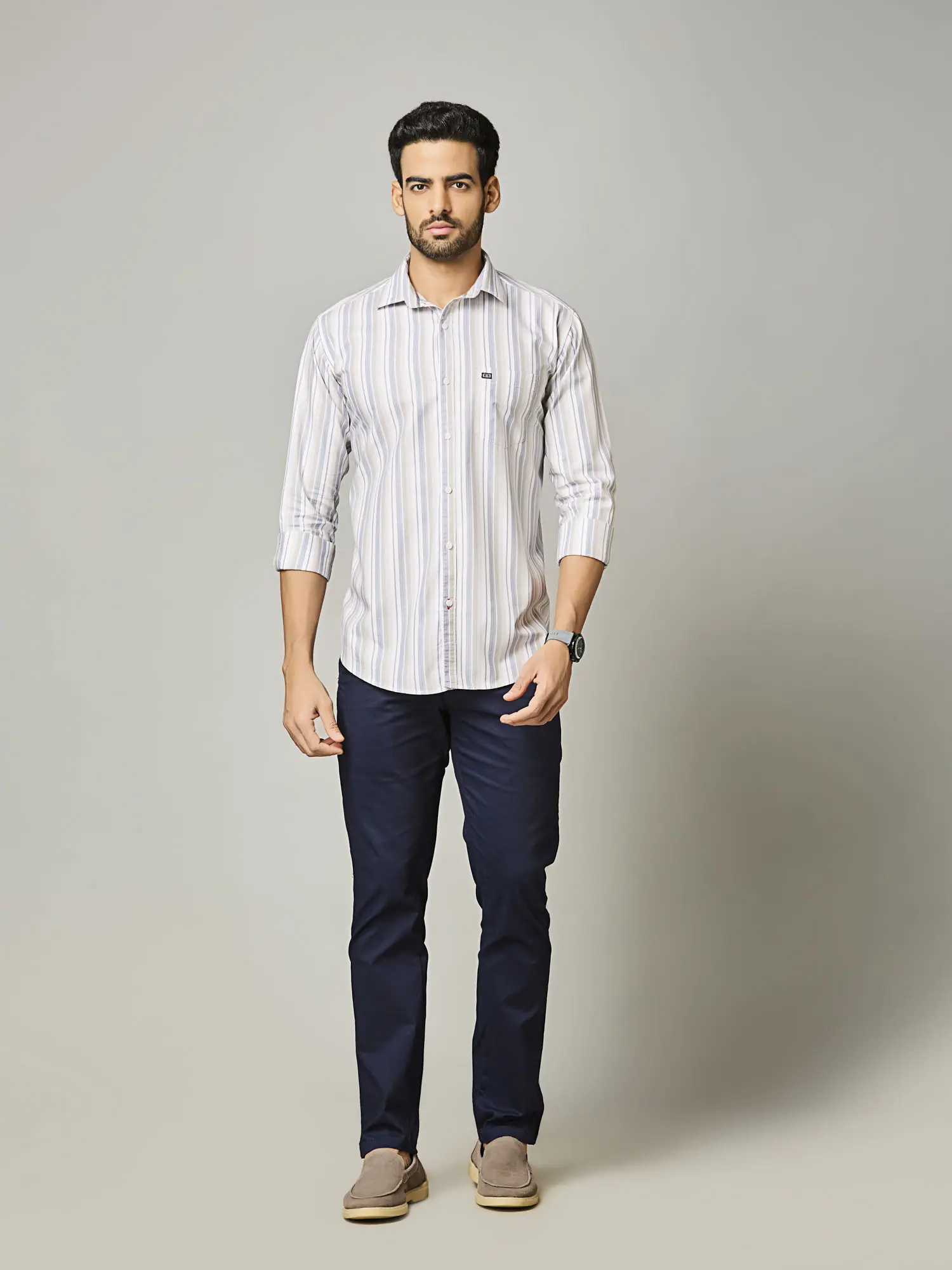 Silver Tides Stripe Shirt - Image 6