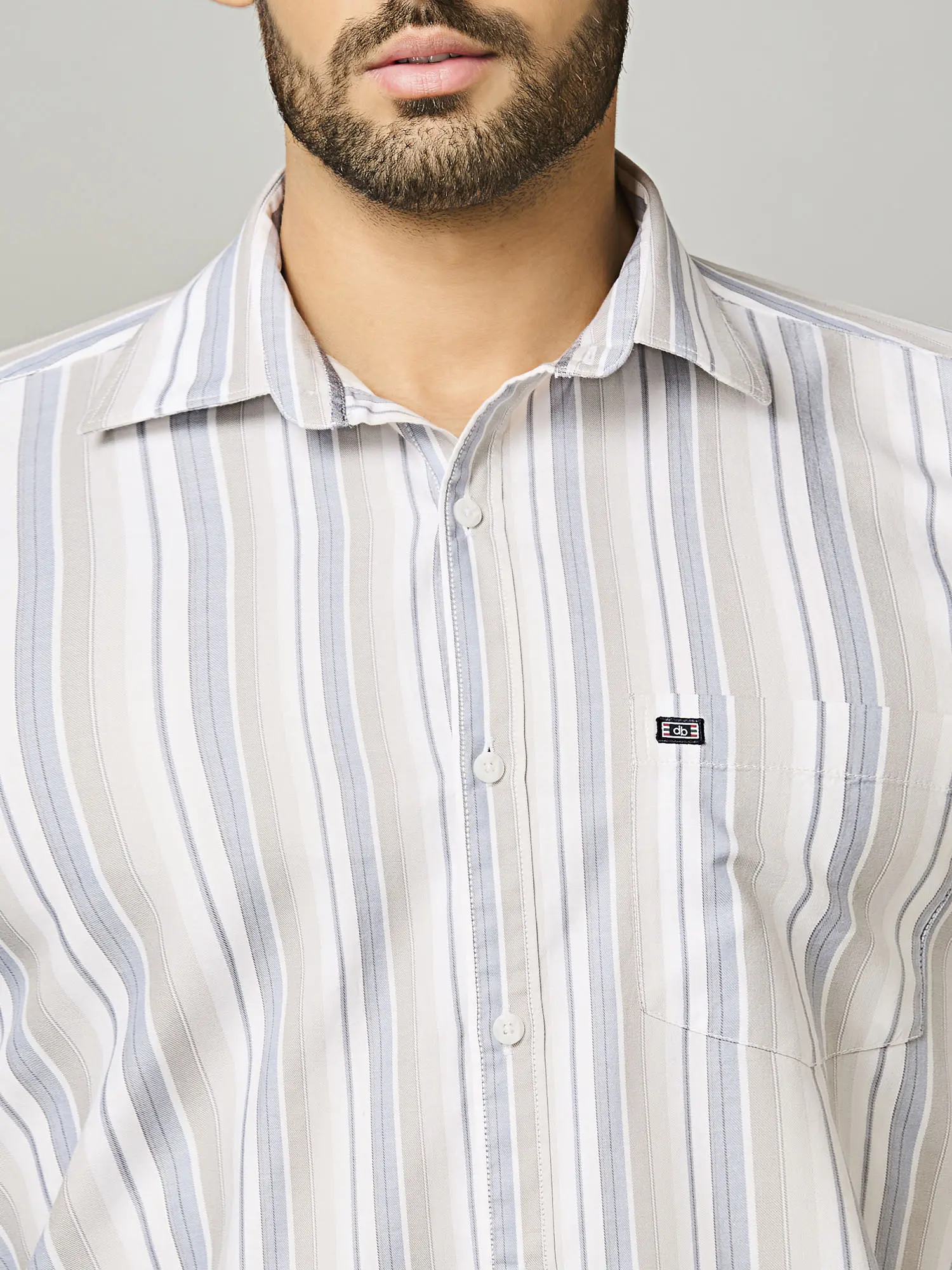 Silver Tides Stripe Shirt - Image 2