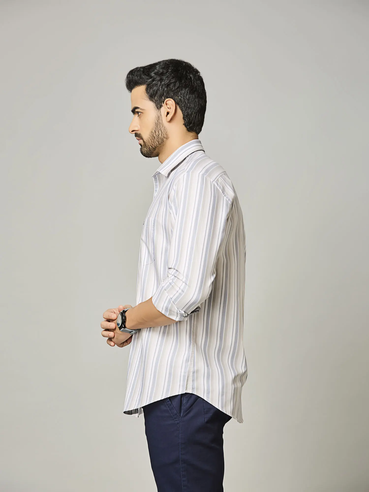 Silver Tides Stripe Shirt - Image 3