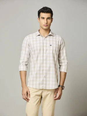 Ivory Dune Plaid Shirt