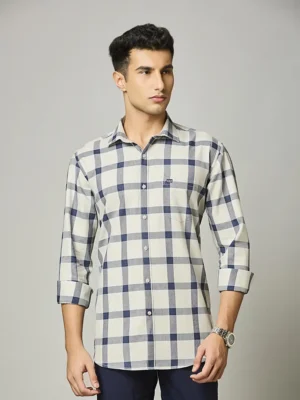 Blue Crest Premium Check Shirt