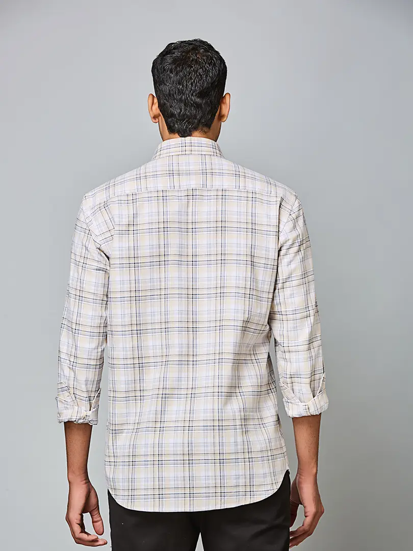 Sandstone Breeze Check Shirt - Image 6