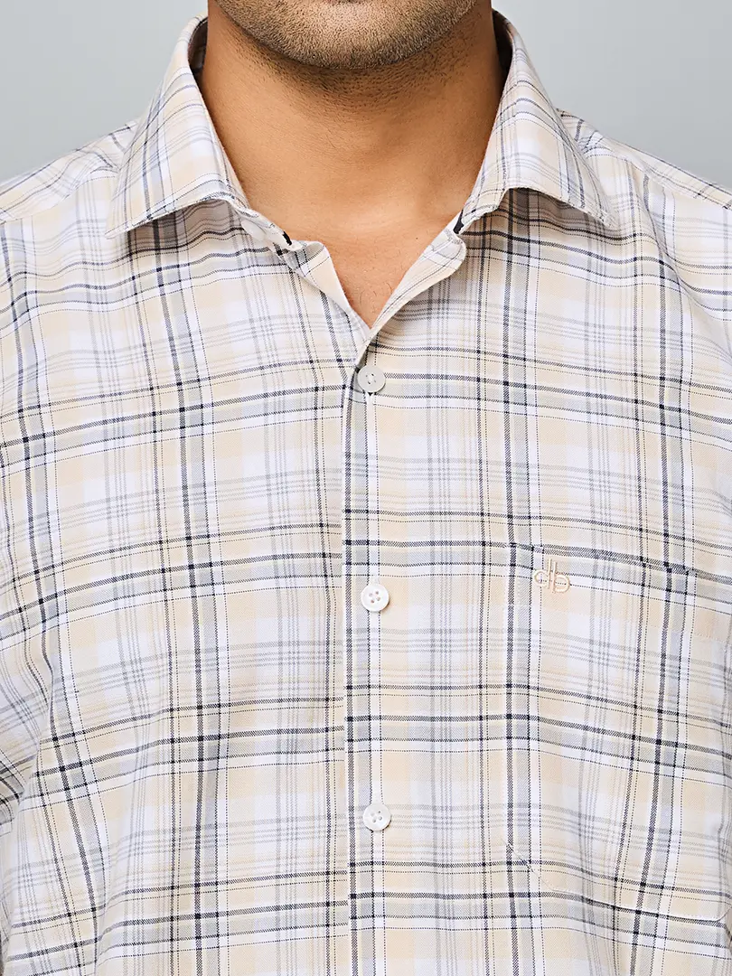 Sandstone Breeze Check Shirt - Image 2