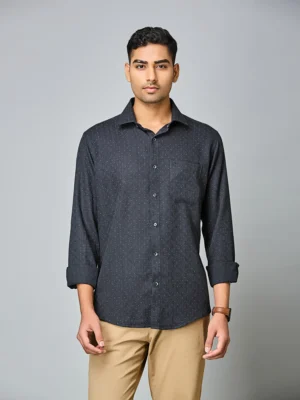 Shadow Speck Textured Shirt