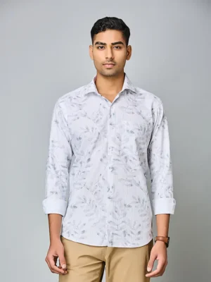 Sky Striped Leaf Shirt