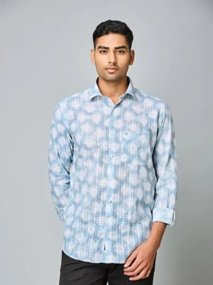Sky Drift Geo Print Shirt