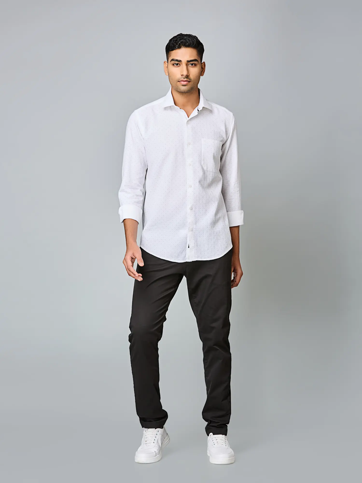 Snowfall Micro Dot Shirt - Image 5