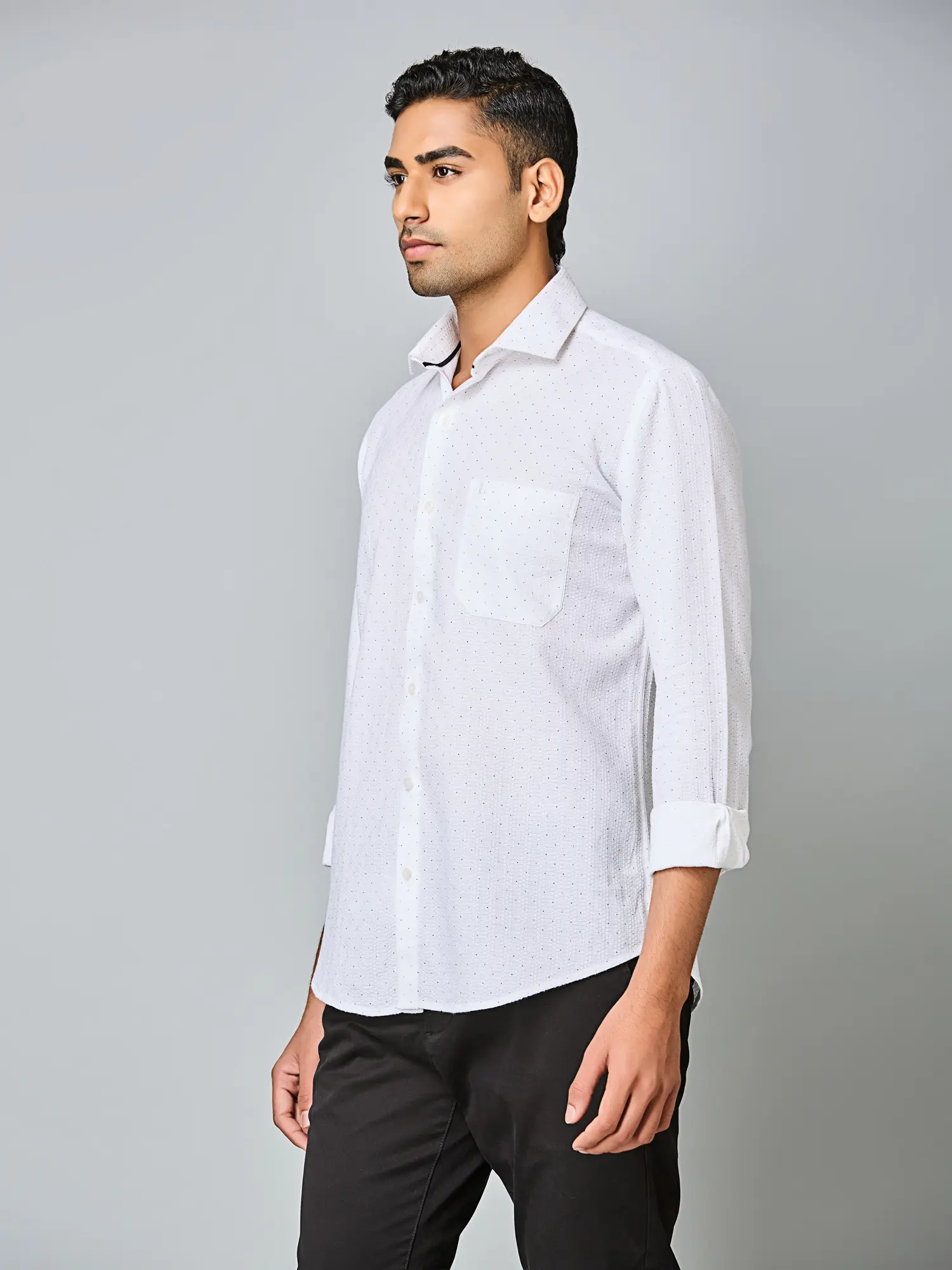Snowfall Micro Dot Shirt - Image 4