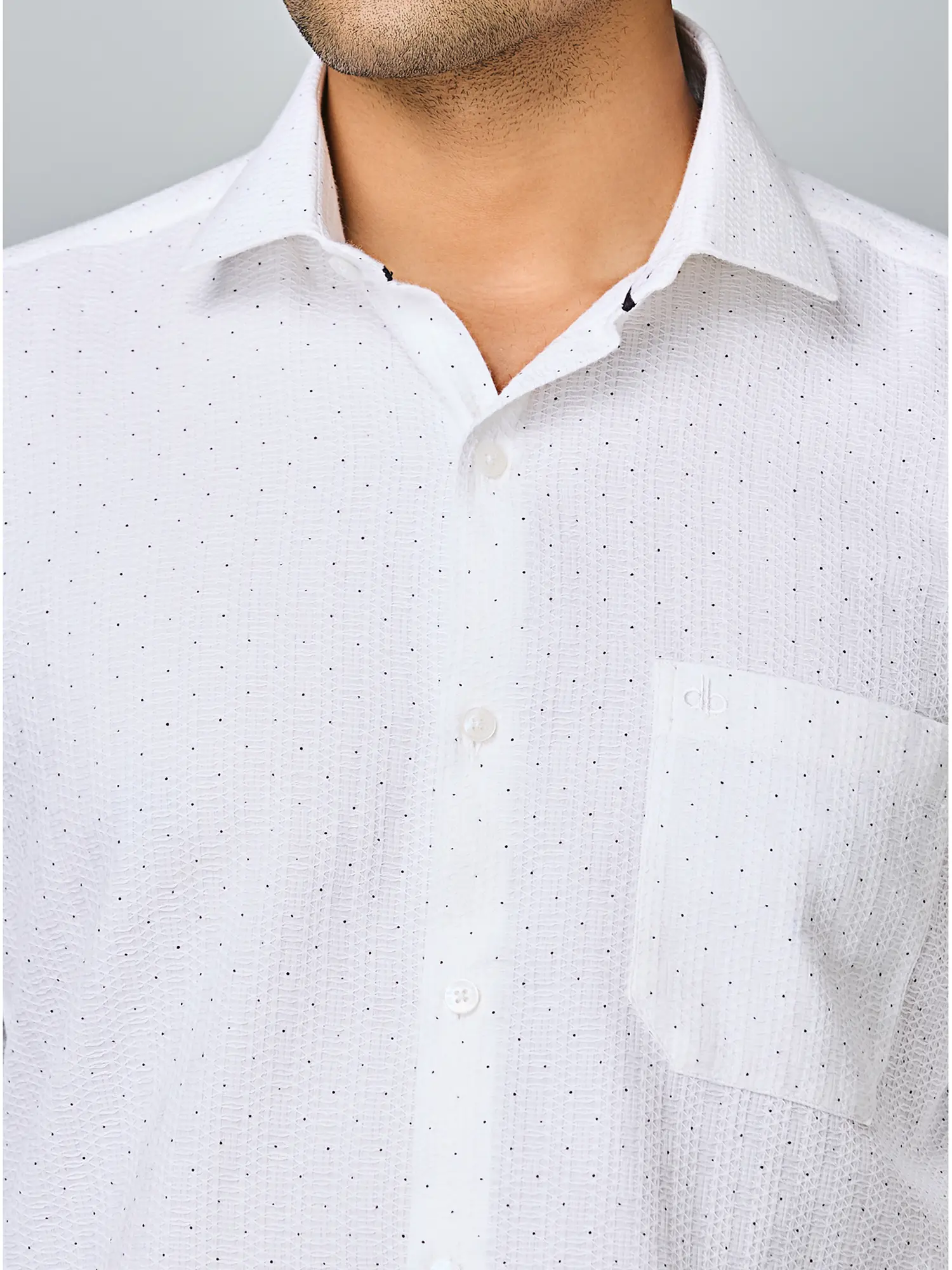 Snowfall Micro Dot Shirt - Image 2
