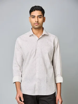 Ivory Leaf Whisper Shirt