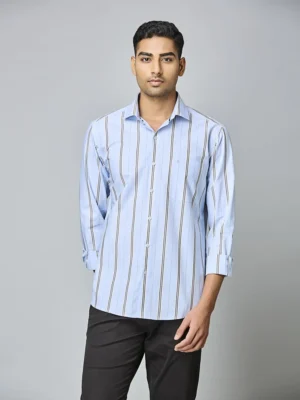 Ocean Stripe Skyline Shirt